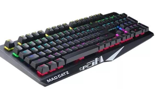 Teclado Gamer Mad Catz S.T.R.I.K.E 4 Rgb 18 Efectos Mecanico (Mcaks13Mmusbl00)