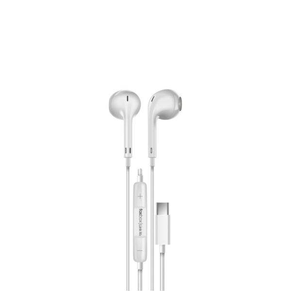 Auricular Foxbox Boost Link Pro Type-C Blanco, C/Cable, C/Mic (6771)