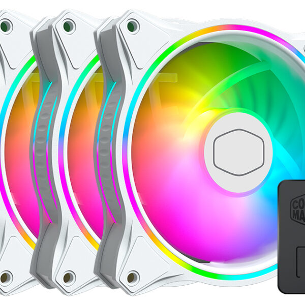 Fan Cooler Master Halo 120Mm White Edition 3 In 1 (Mfl/B2Dw/183Pa/R1)