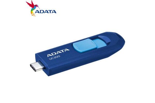 Pendrive Usb Adata Uc300 128Gb Usb 3.2 Tipo C (Acho-Uc300-128Grnb/Bu)