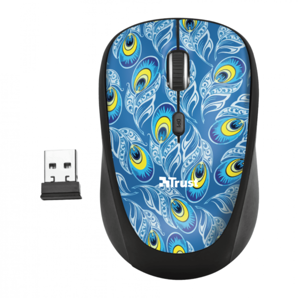 Mouse Trust Yvi Wireless Peacock