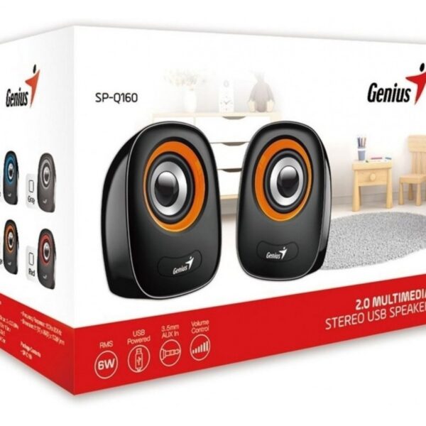 Parlante Genius Sp-Q160 Orange