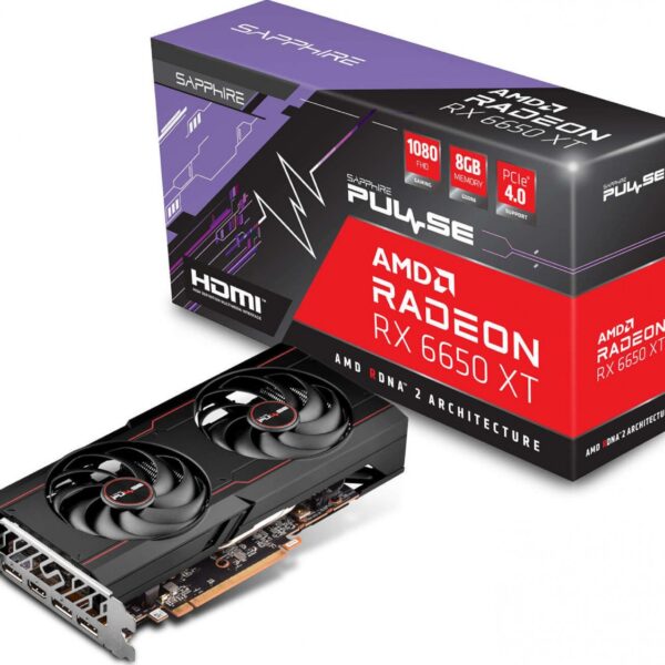 Placa De Video Sapphire Pulse Rx 6650 Xt 8Gb