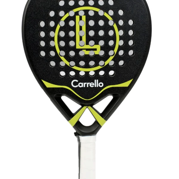 Paleta Carrello Rio Carbono 12K  Rugosa Amarillo
