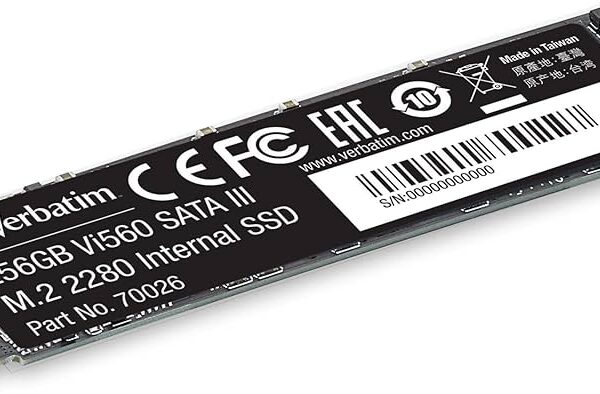 Ssd Interno Verbatim Vi560 256Gb M.2 2280 Sata Iii