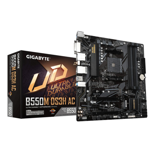 Motherboard Gigabyte B550M Ds3H Ac Ultra Durable Wifi Am4 Ddr4