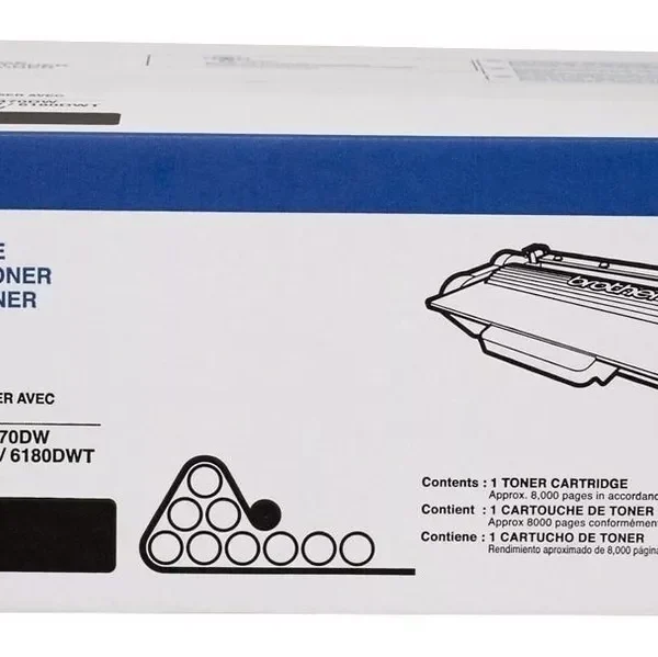 Toner Brother Tn750 P/ Láser Hl 5400/6100 (8000 Pá