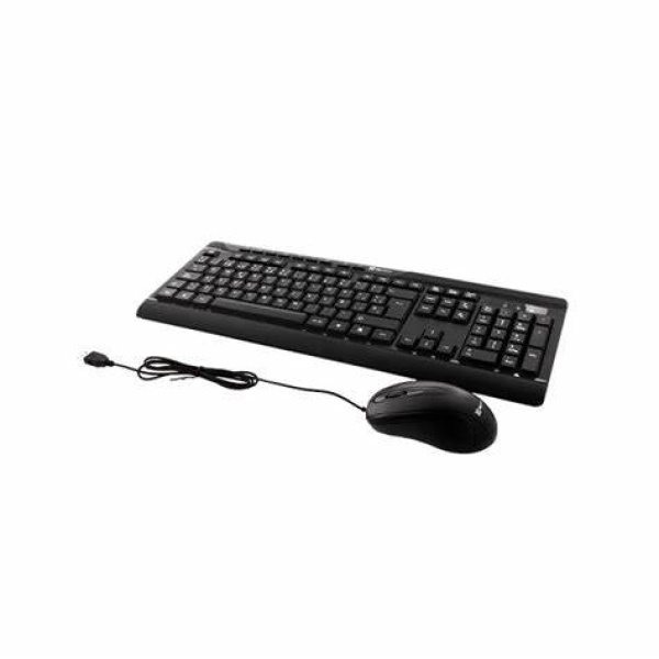 Combo Teclado Y Mouse C/ Cable Klipxtreme Kck-251S Deskmate (Kck-251S)