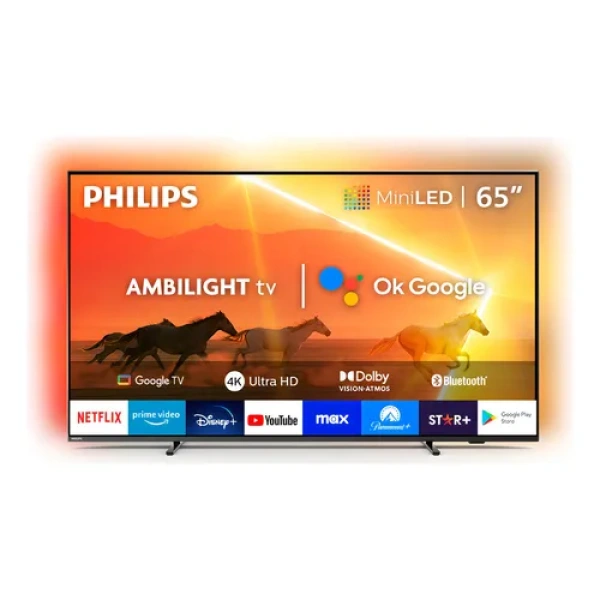 Tv Led 4K 65" Philips 65Pml9118/77 - Uhd, Google Tv, Ambilight