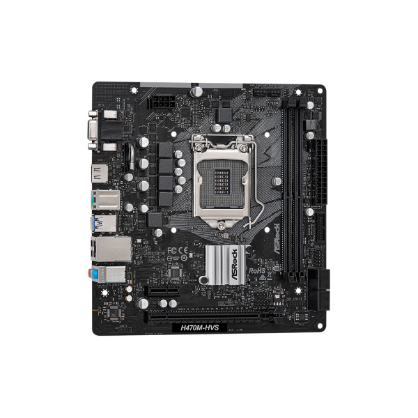 Mb Intel (1200) Asrock H470M-Hvs (90-Mxbg60-A0Uayz)