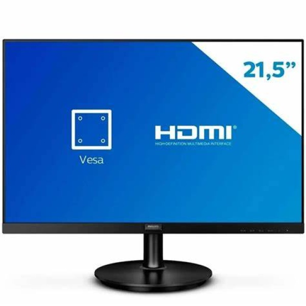 Monitor Led 21.5" Philips 221V8/77 - Fhd, Vga-Hdmi, 16:9