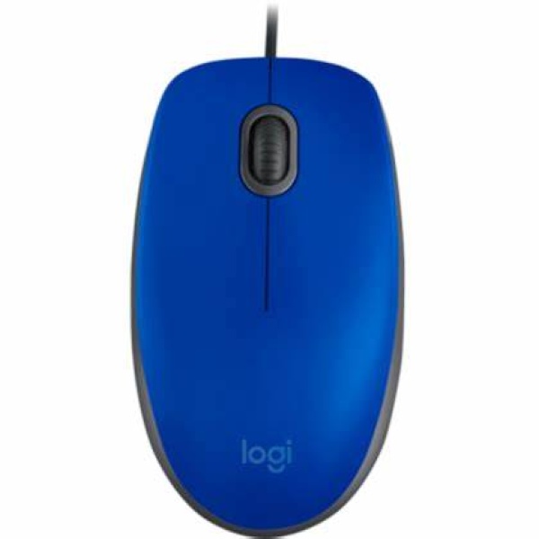 Mouse Logitech M110 Silent Azul Usb (910-006662)