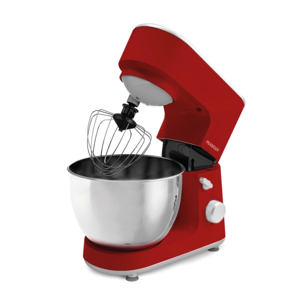 Batidora De Mesa Peabody Pe-Bm102R Planetria - Roja, 1000W, 4Lts, 6 Velocidades