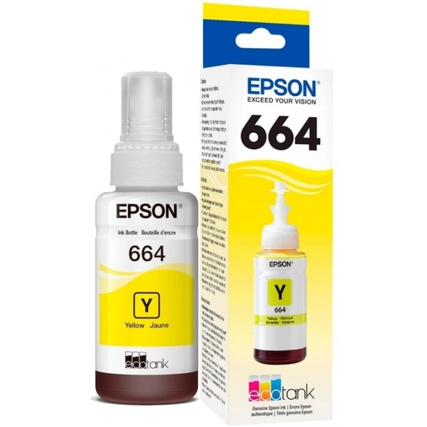 Epson Original T664420-Al - Botella De Tinta, Yellow P/L200/L210/L355/L555