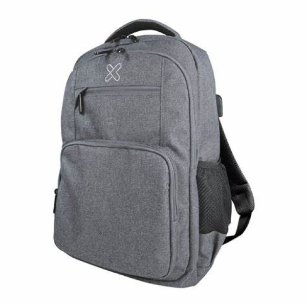 Mochila Klipxtreme Stendal 15.6" Gris C/ Usb (Knb-577Gr)