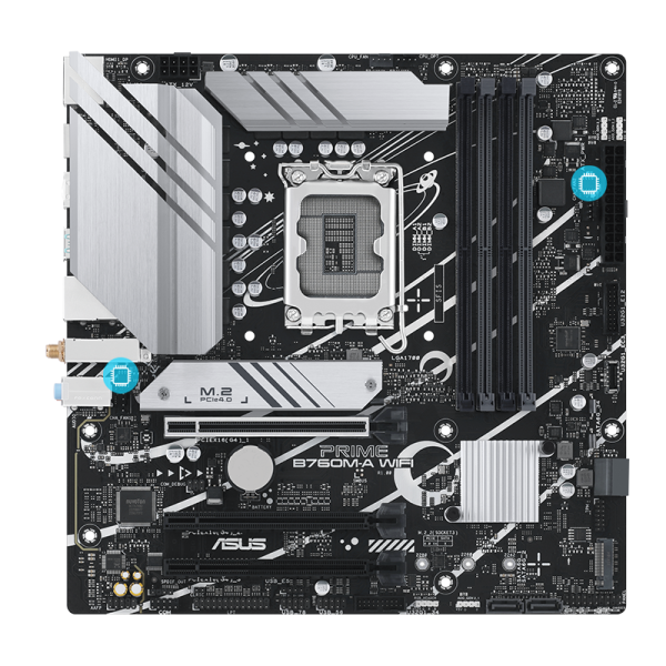 Mb Intel (1700) Asus Prime B760M-A D4 Csm (90Mb1D00-M1Eayc)