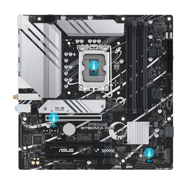 Mb Intel (1700) Asus Prime B760M-A Csm (90Mb1Ek0-M1Eayc)