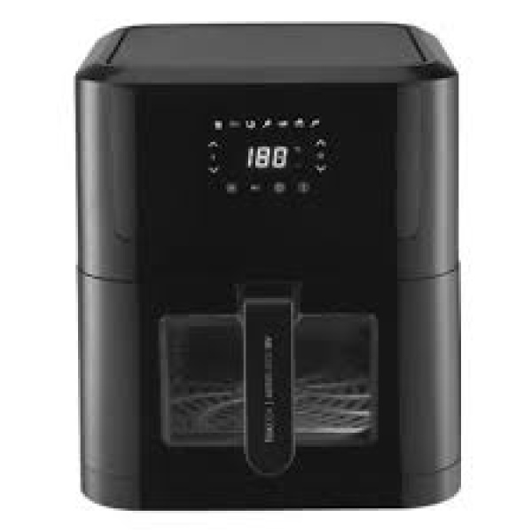 Freidora De Aire Foxbox Genus Aeris-8000Nv Easy Fry 8Lt Negro 1800W (8108)