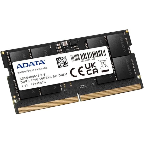 Memoria Sodimm Adata Ddr5 8Gb 4800Mhz Blister (Ad5S48008G-S)