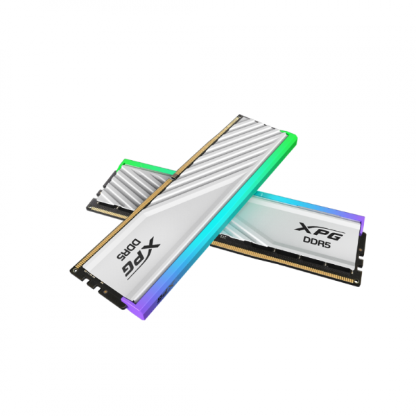 Memoria Adata Dimm Lancer Single 32Gb (2X16) Ddr5 6400 Lancer Blade White Rgb