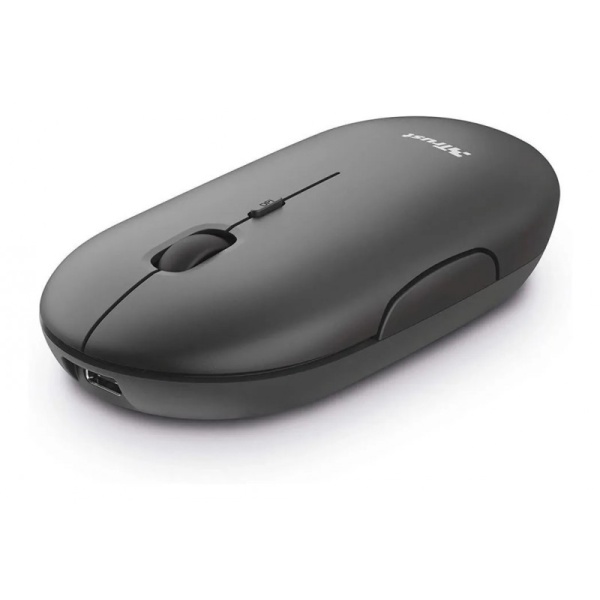 Mouse Trust Puck Wrl Rchrgable Blk