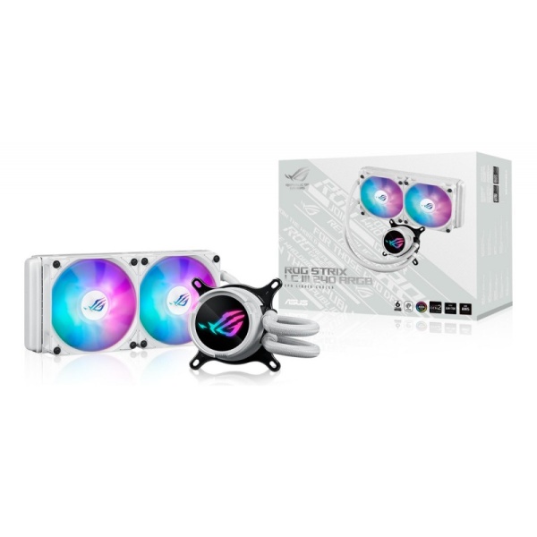 Water Cooler Asus Rog Strix Lc Iii 240 Argb White