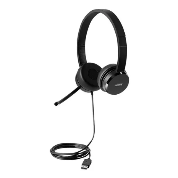Auriculares Lenovo 100 Stereo Usb Headset