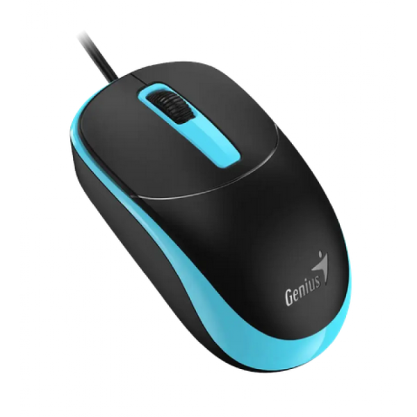 Mouse Usb Genius Dx-123 Black/Blue