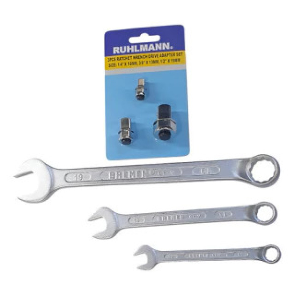 Llaves Combinadas C/ Crique 1/2 3/8 Y 1/4 Bremen