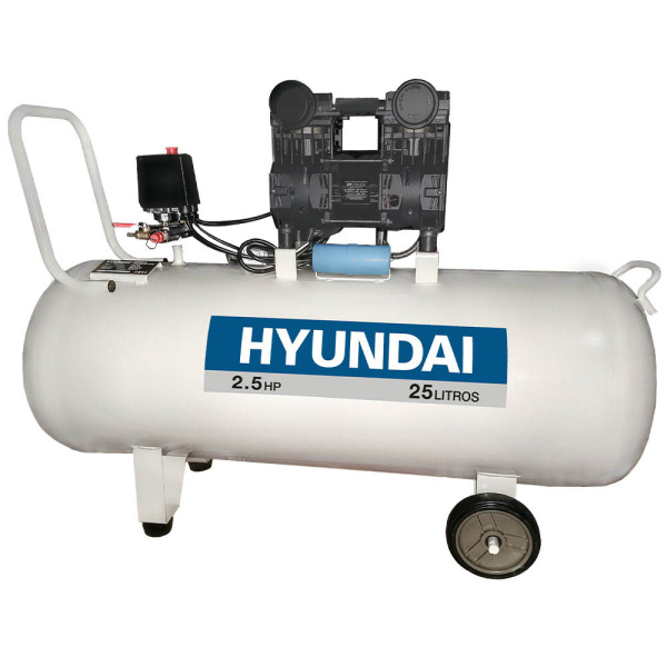 Compresor Hyundai 25L Sin Aceite HYOC25L