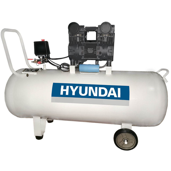 Compresor Hyundai 100L Odontológico HYOC100