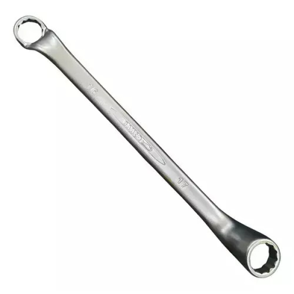 Llave Mm Doble Boca Acodada Estriada 16-17 Bahco