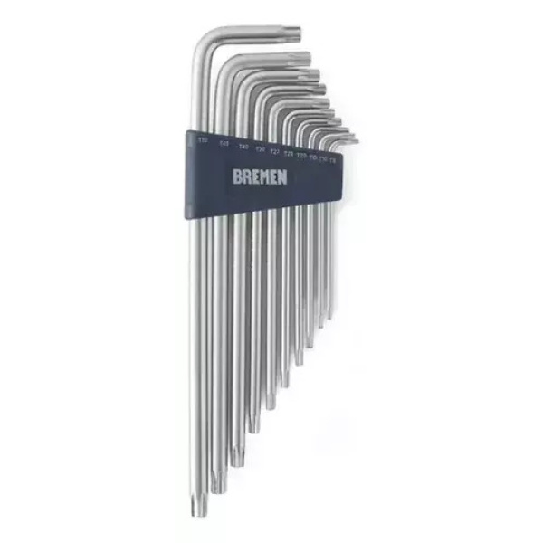 Llaves L Torx X10P Cr-V Larga Bremen
