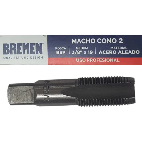 Macho Sae Bsp Cono2 3/8 X 19 9,52 Xunidad Breme