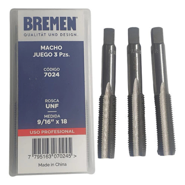 Macho Sae Unf Juego 3U 9/16 X 18 14,29 Bremen