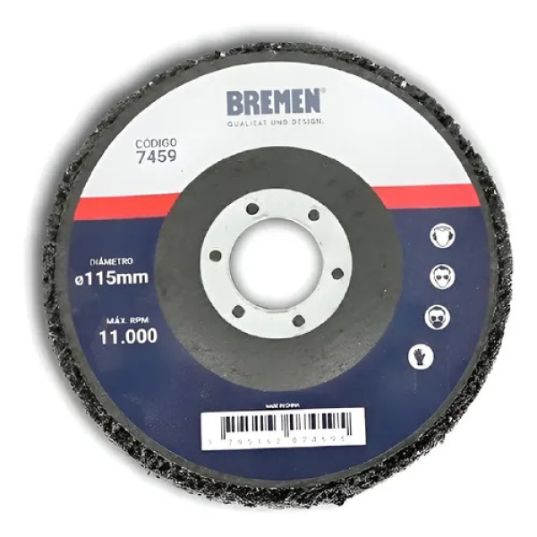 Disco Fibra 7 180Mm G 120 Ceramico 10U Bremen