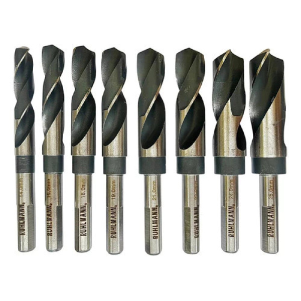 Set Mechas Hss Cola Rebajada 8 Pz 14 A 22Mm Ruhlma