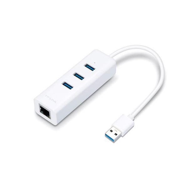 Acc.Tp Link Usb 3.0 3-Port Hub & Giga Eth Adapter