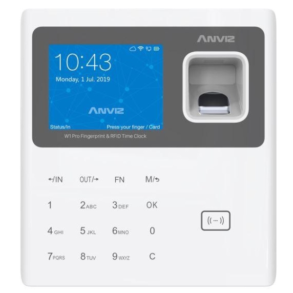 Contro lAsistencia Anviz Huella Rfid Pin 3000 User Cloud S/F Wifi