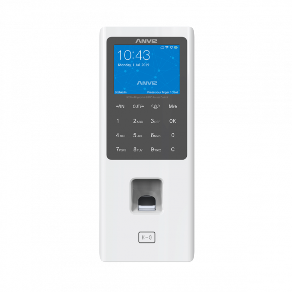 Control Acceso Anviz Huella Rfid Pin 3K User Cloud S/F Wifi