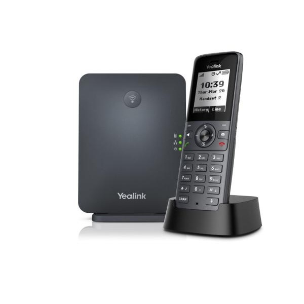 Voip Yealink Tel.Wifi + Est.Carga + Base 10 Conex C/F