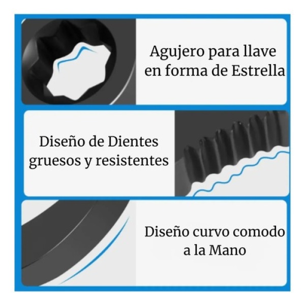 Uña Palanca Ruhlmann Encastre 1/2 Pulgada Set de 2 Piezas