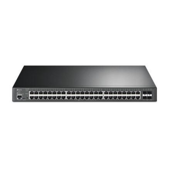 Switch Tp Link 48 Puertos Gigabit L2 Adm 4Sfp 10Gb Poe+